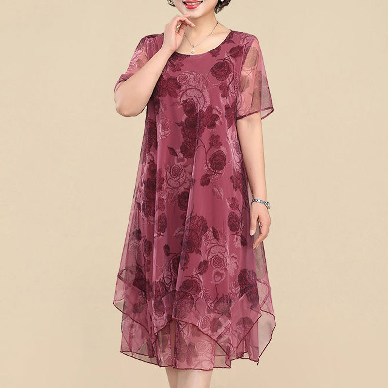 Summer Clothing For 60 Year Old Woman - NUOVI abiti a maniche corte con