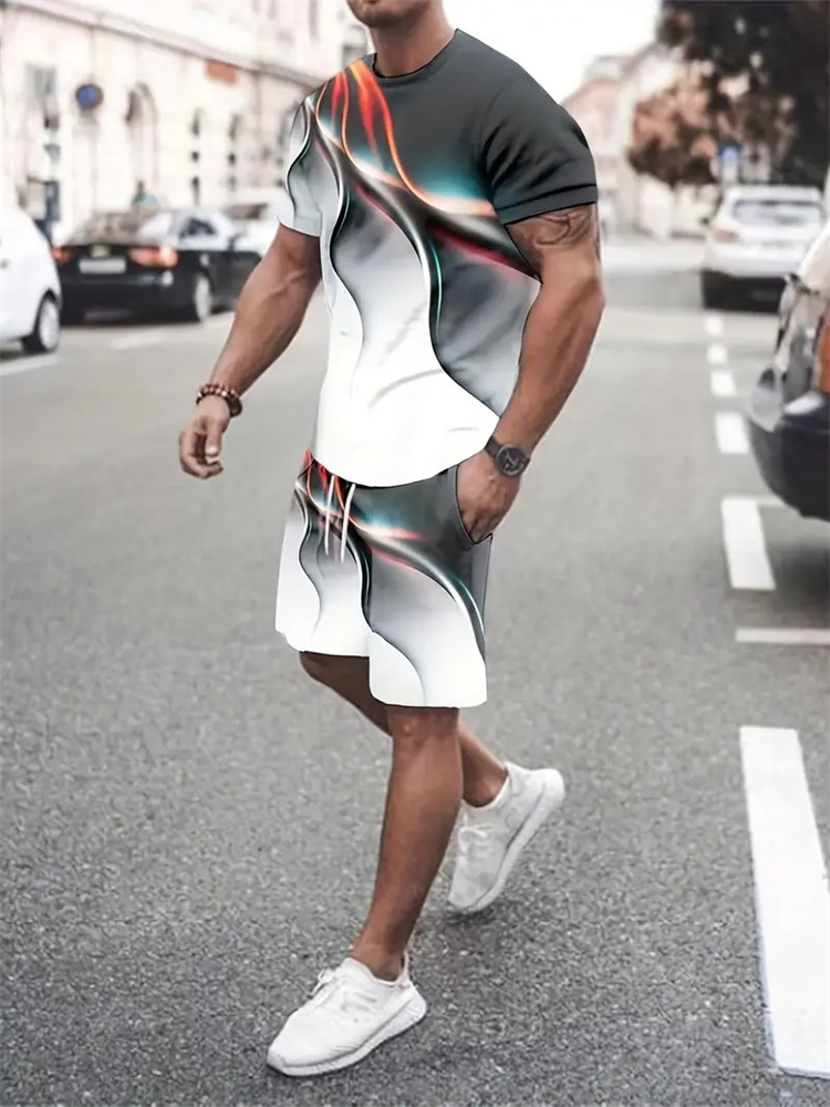 Summer Clothing Styles Men - Completo Sportivo Estivo Uomo Donna con