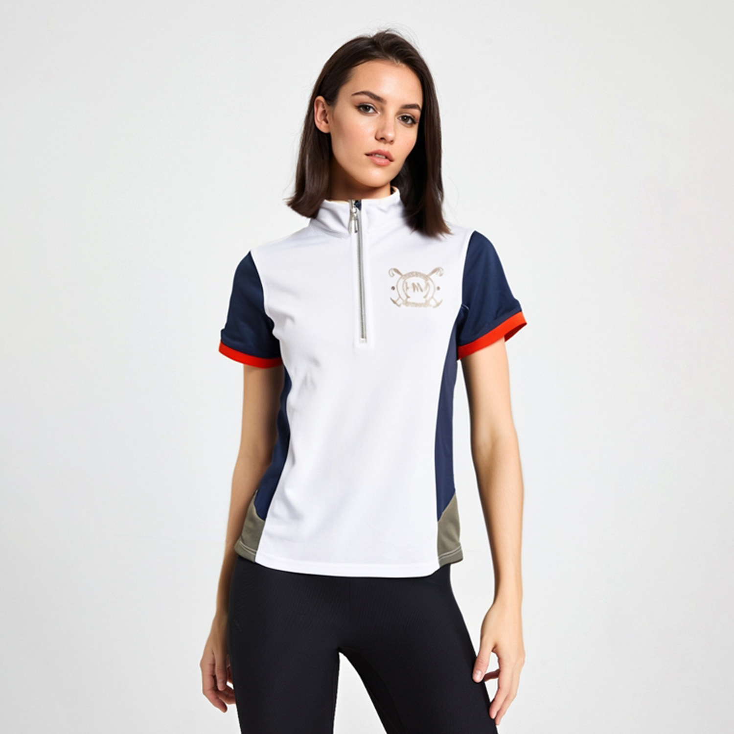 Summer Equestrian Clothing - Maglietta da donna Horseware con colletto