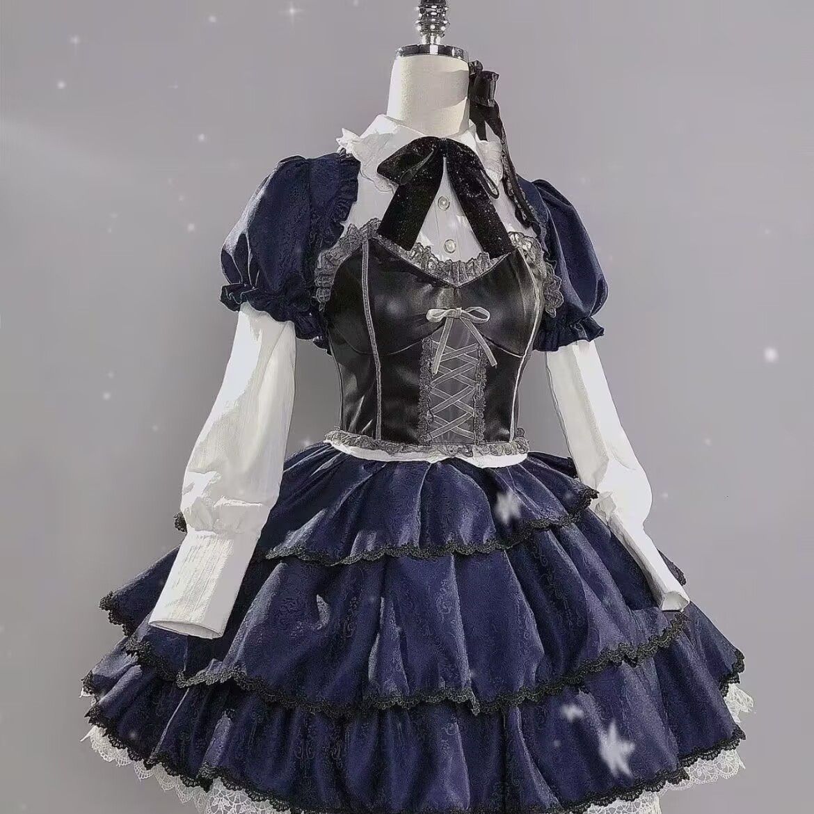 Summer Clothing For 60 Year Old Woman - cosplay animazione vestito modello scuro metà