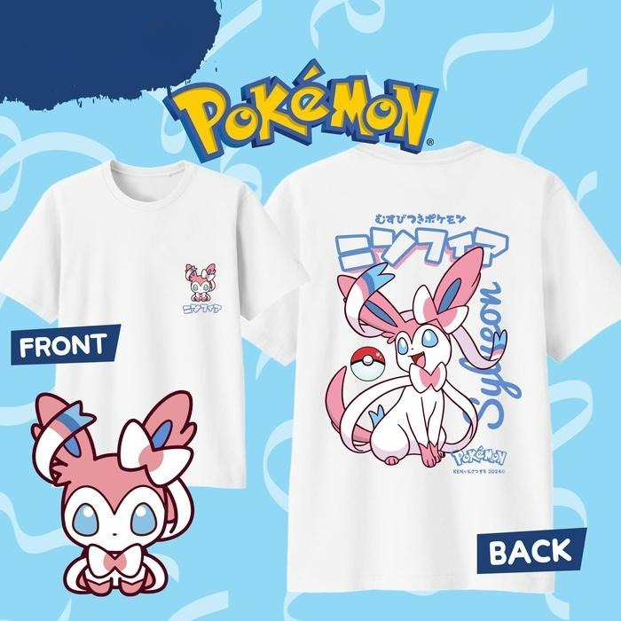 Summer Clothing Men 2025 - 2025 Estate Pokémon Anime SYLVEON 100%
