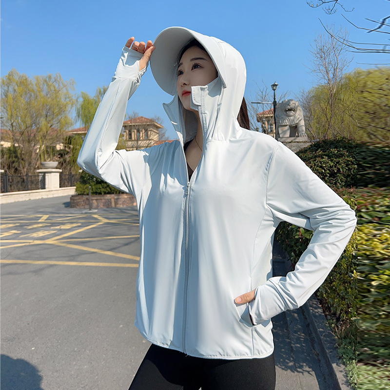 Summer Clothing For Girls - Giacca con Cappuccio Protettiva Solare per