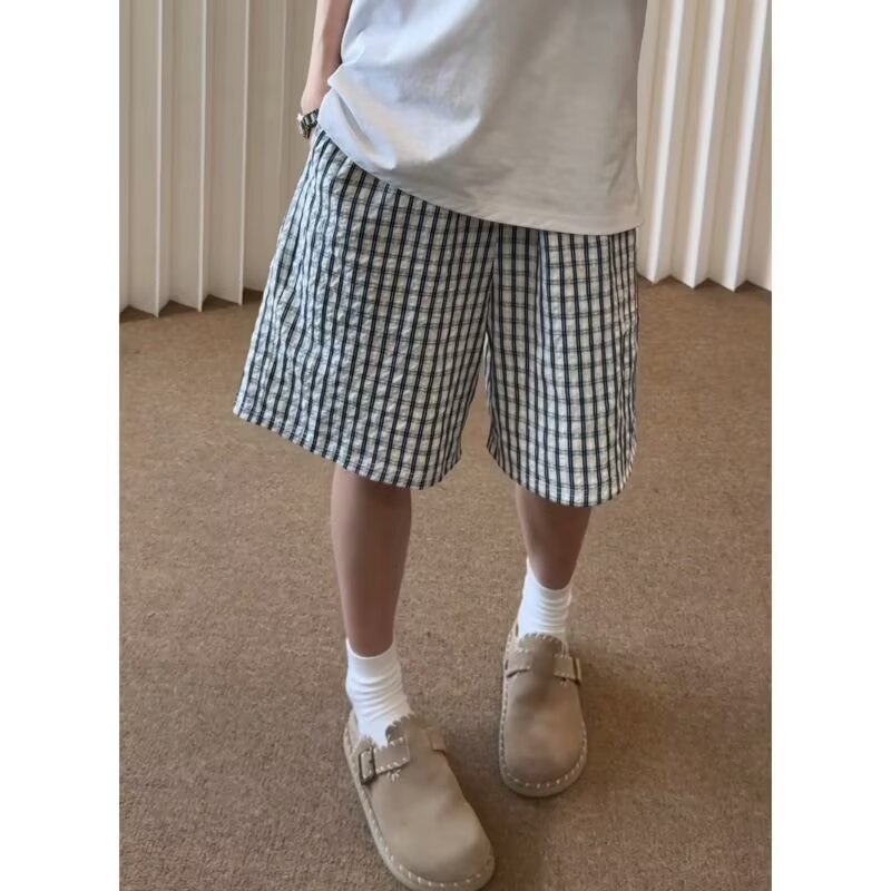 Summer Clothing Outlet - Pantaloncini Casual a Righe in Cotone