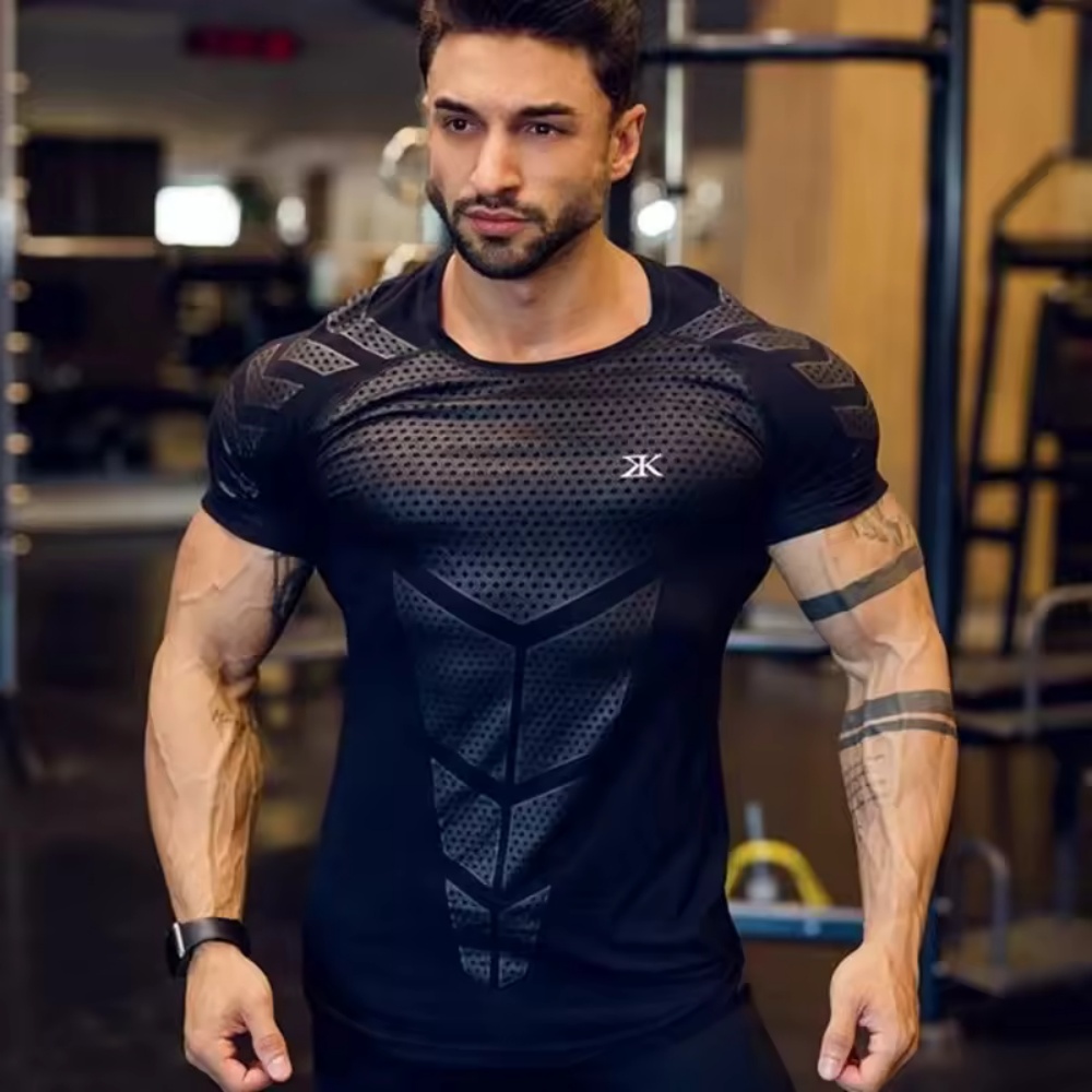 Summer Clothing Men 2025 - 2025 Uomo Corsa e Jogging T-shirt