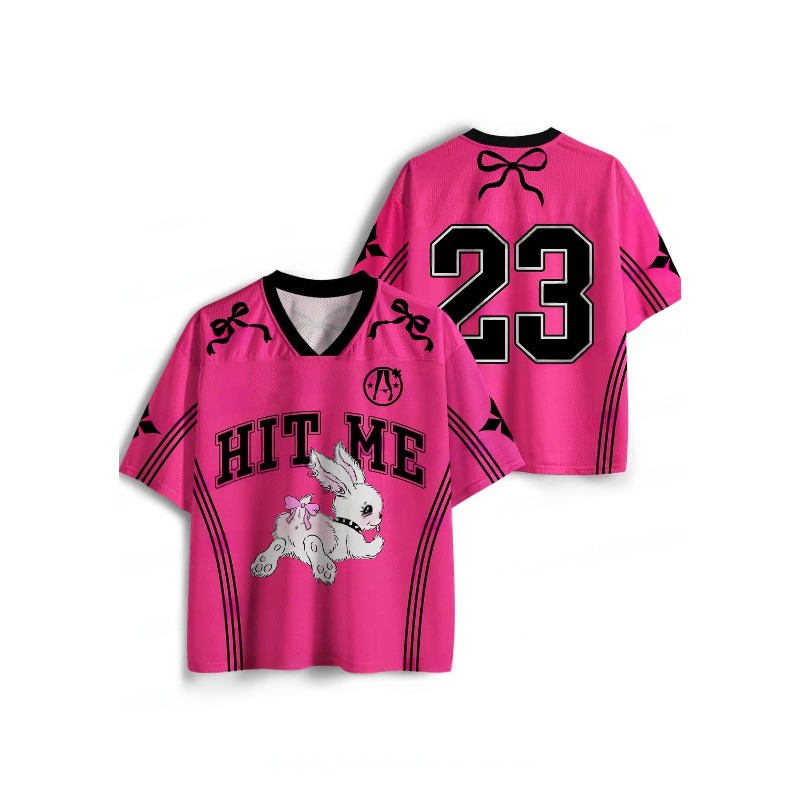Summer Clothing Y2K - Maglietta Sportiva a Maniche Corte New