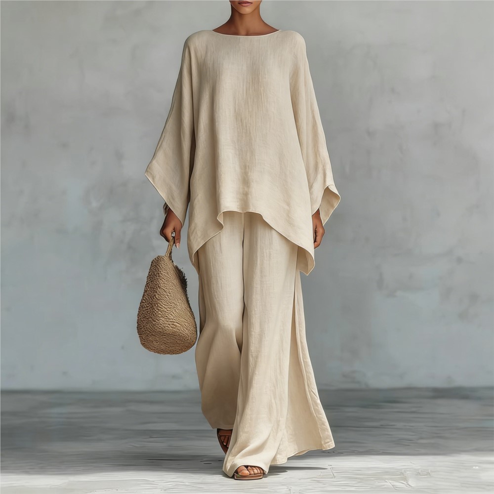 Zara Summer Clothing For Women - Set di 2 Pezzi in Lino