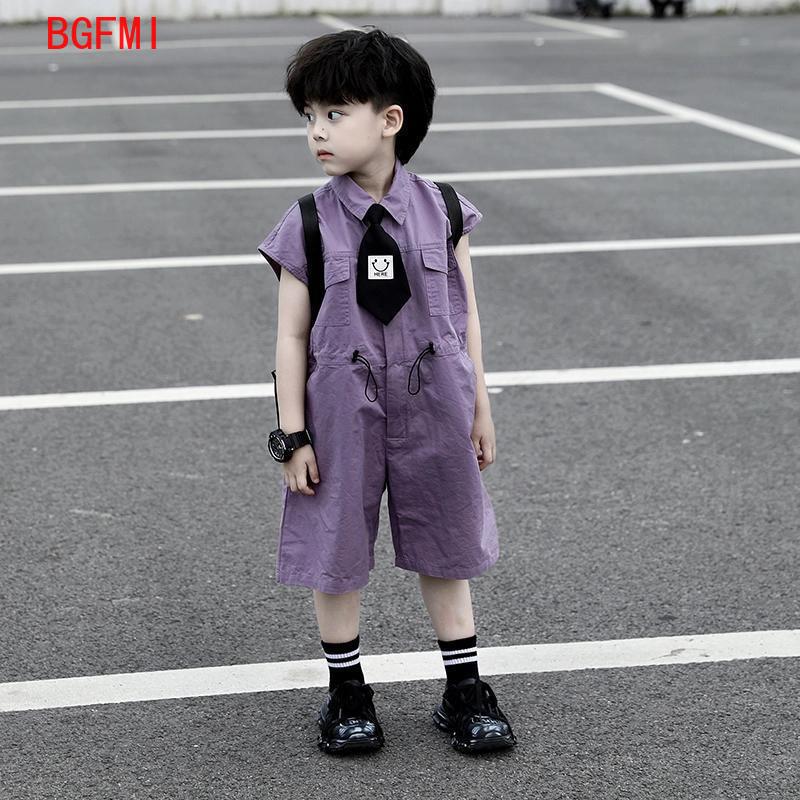 Summer Clothing Baby Boy - Pantaloncini estivi per bambini Salopette Capri