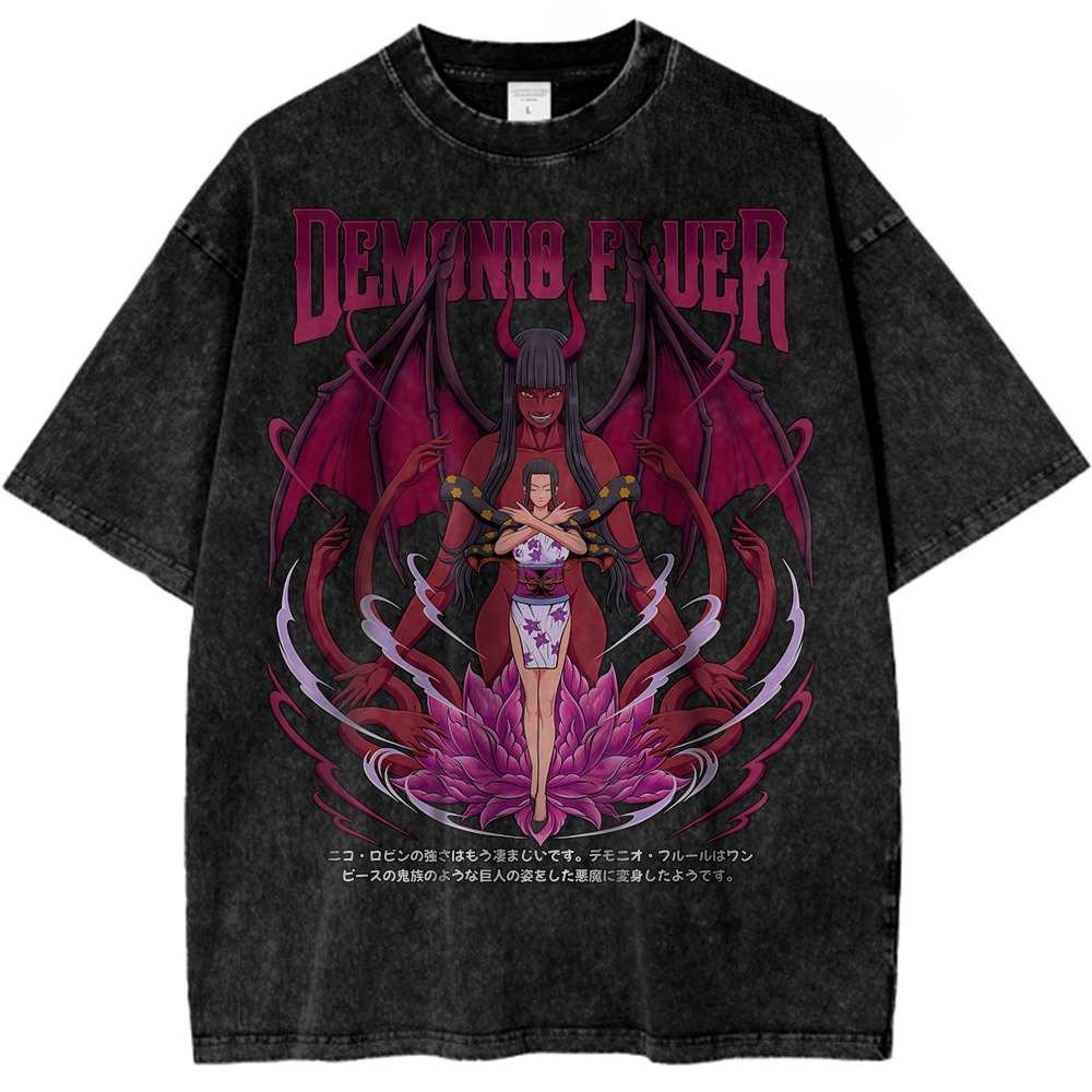 Summer Clothing Men 2025 - Nico Robin One Piece Anime Tshirt