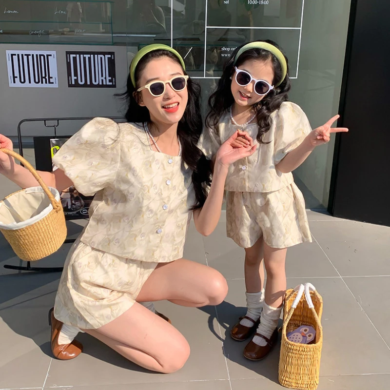 Summer Clothing Baby Girl - Mamma e figlia uguali set vestiti