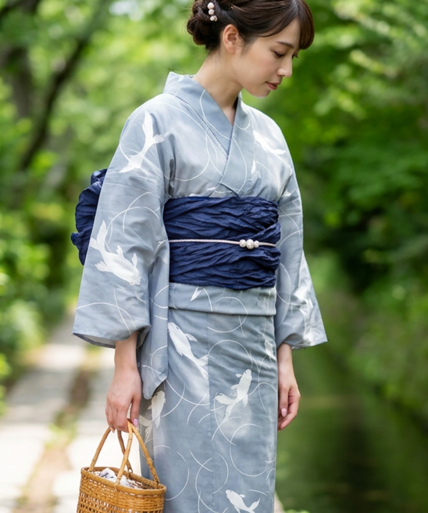Summer Clothing For Girls - Yukata Tradizionale in Cotone e Lino,