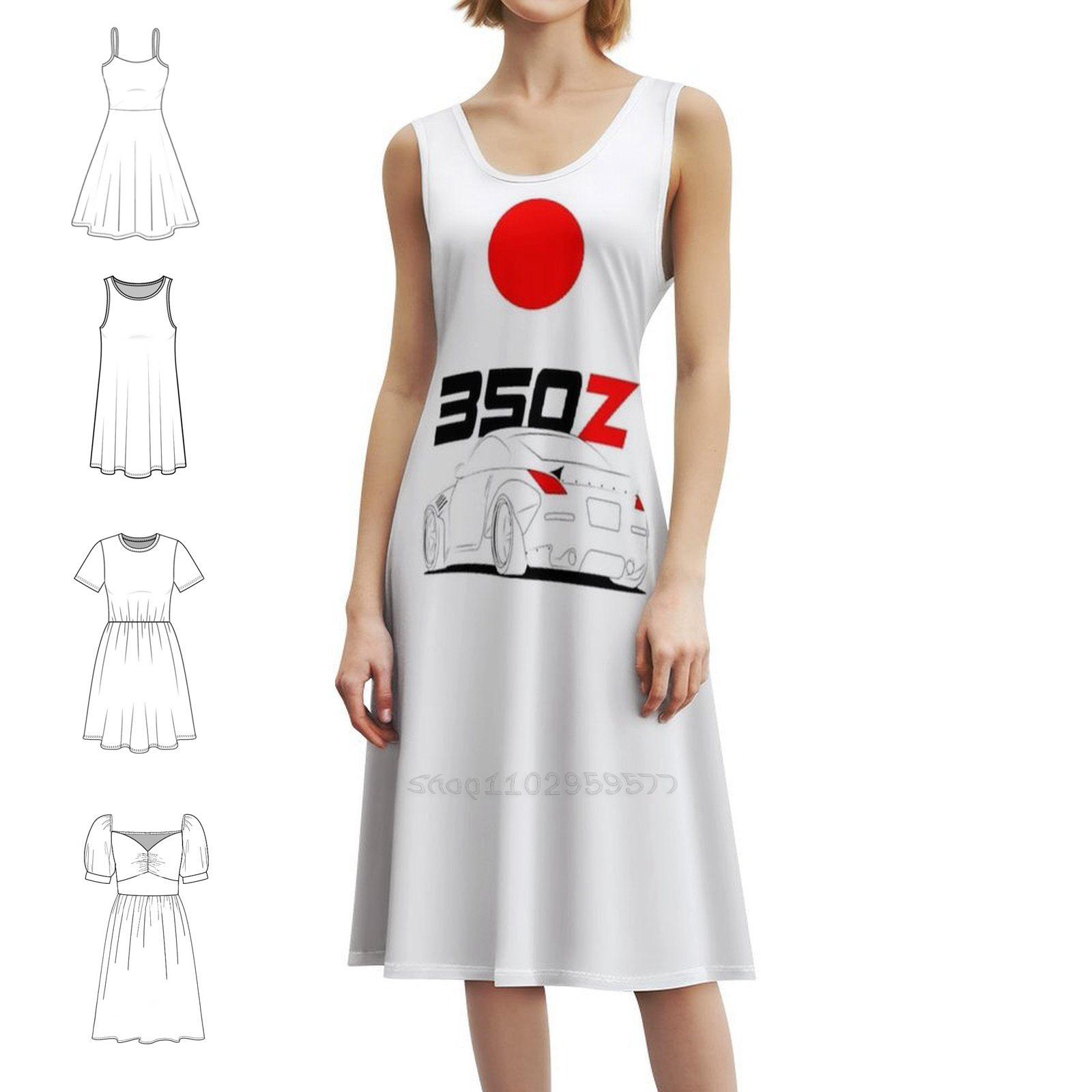 Summer Clothing Wear - 350Z Abito in stile coreano per