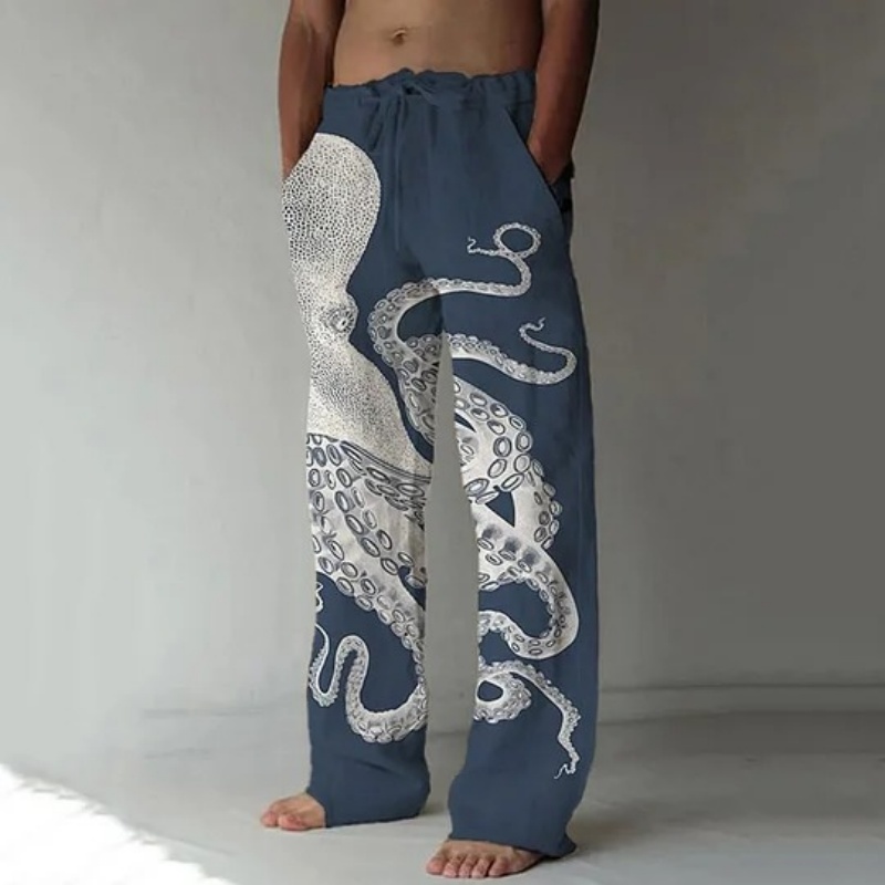 Summer Clothing Men 2025 - Pantaloni casual stampati con grafica di