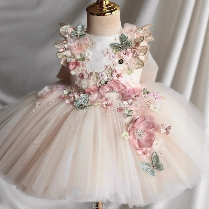 Summer Clothing Baby Girl - Abito Estivo per Bambine, Vestito Floreale