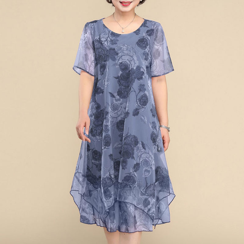 NUOVI abiti a maniche corte co - Summer Clothing For 60 Year Old Woman recensione e prezzo