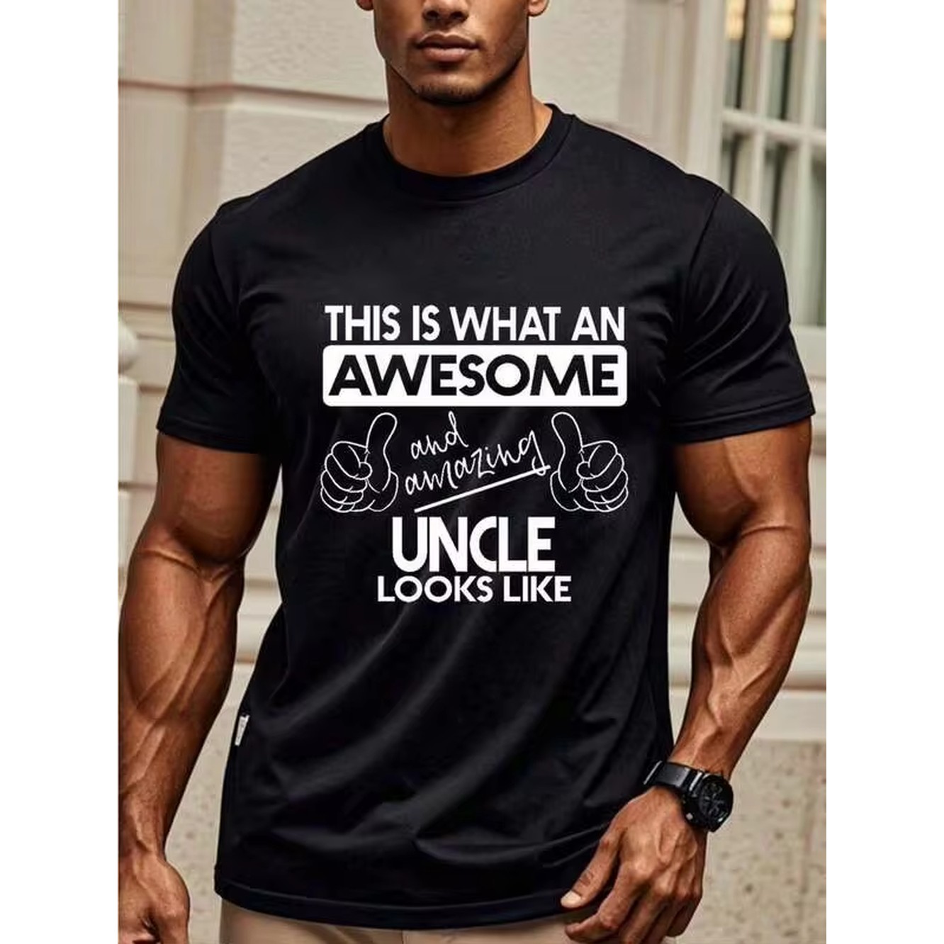T-shirt Grafica 'Ottimo Zio' - - Summer Clothing Outfit Ideas recensione e prezzo