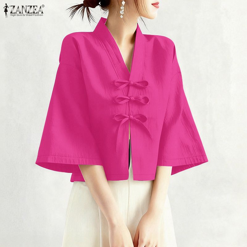 Camicie vintage da donna con s - Tie Front Shirt recensione e prezzo