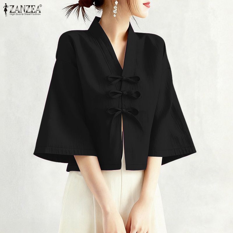 Camicie vintage da donna con s - Tie Front Shirt recensione e prezzo