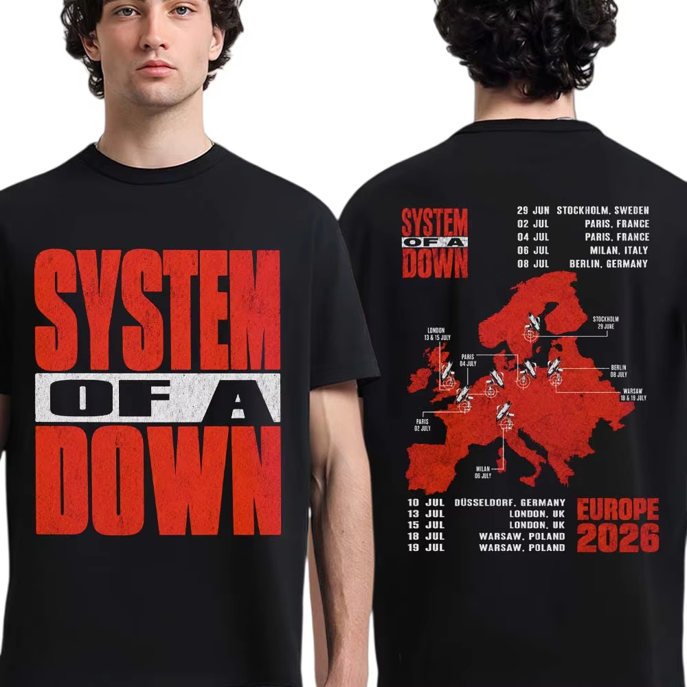 T-shirt System of A Down EU e  - Summer Clothing Uk Men recensione e prezzo
