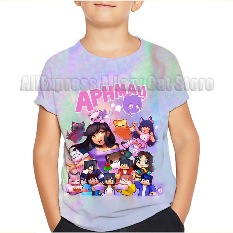 Aphmau Meows Cat magliette Car - Summer Clothing Baby Boy recensione e prezzo