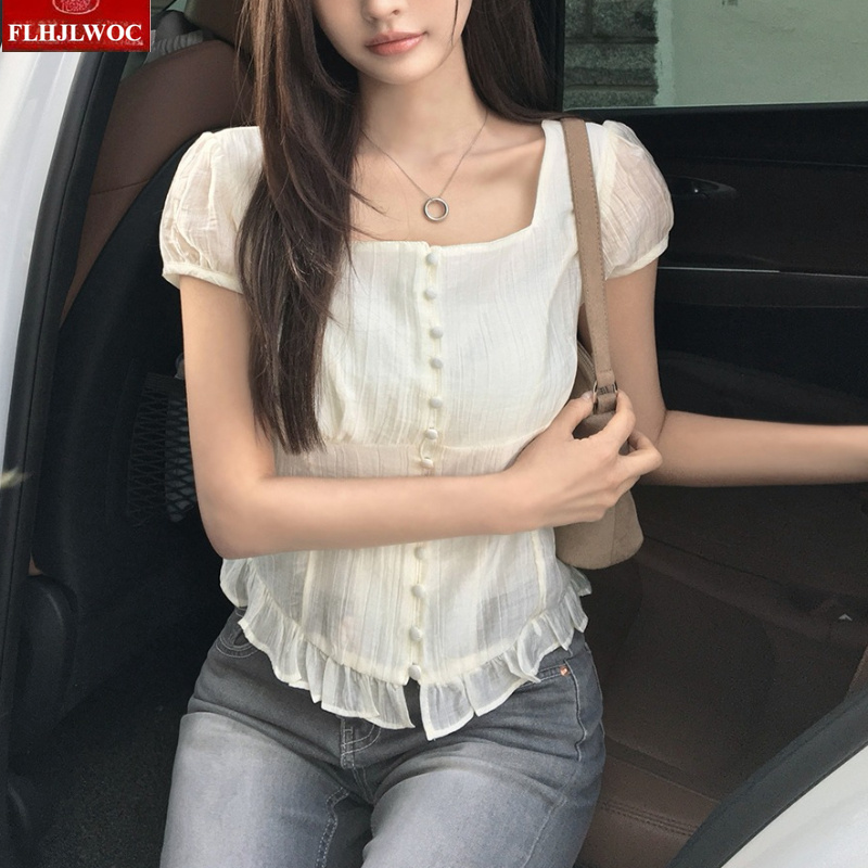 Nuove Camicette Estive Y2K con - Tie Front Shirt recensione e prezzo