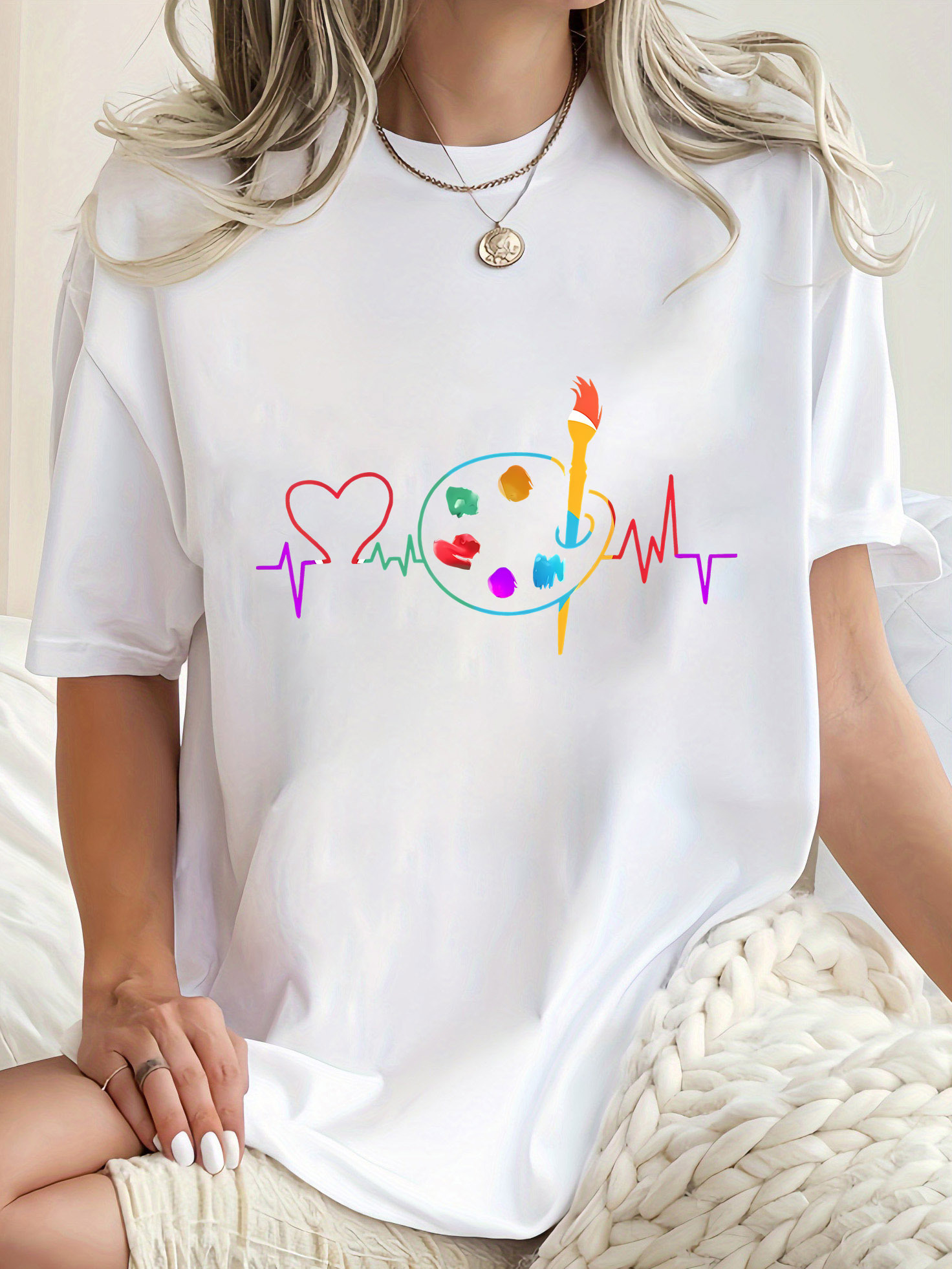 T-shirt Casual da Donna con St - Summer Clothing Palette recensione e prezzo