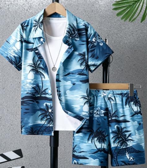 Completo coordinato da uomo co - Beach Shirt Hawaiian recensione e prezzo