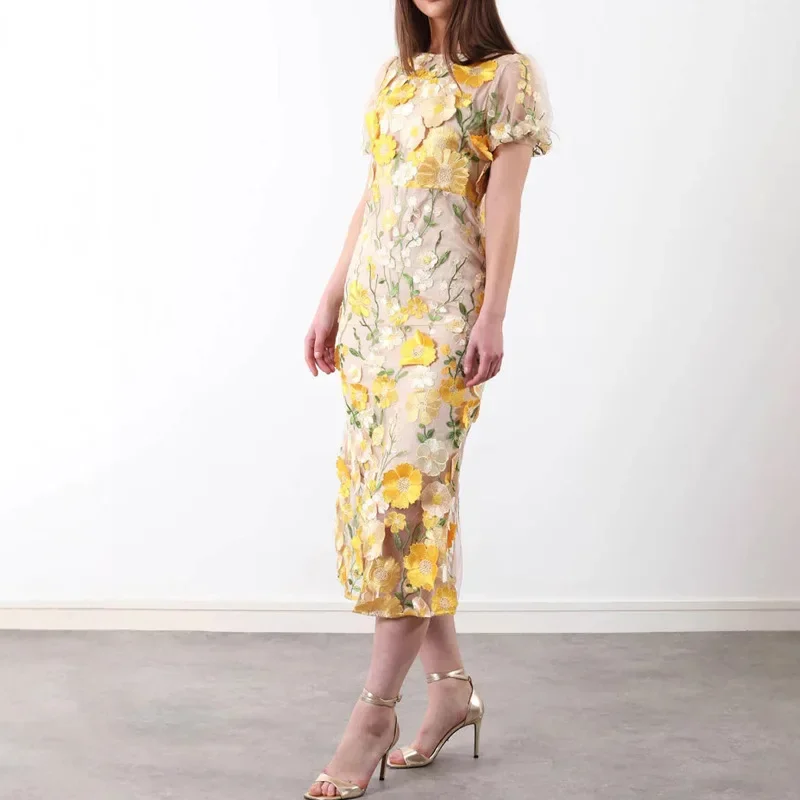 Abito con stampa ricamata a fi - Zara Summer Clothing For Women recensione e prezzo