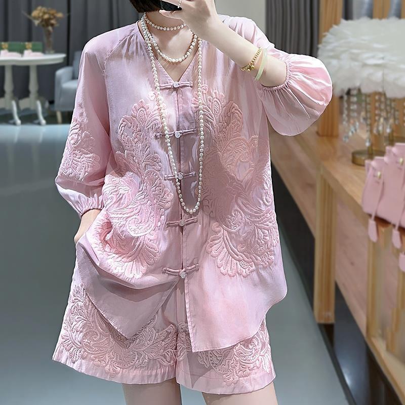 Completo Ricamato Stile Nazion - Summer Clothing For 60 Year Old Woman recensione e prezzo