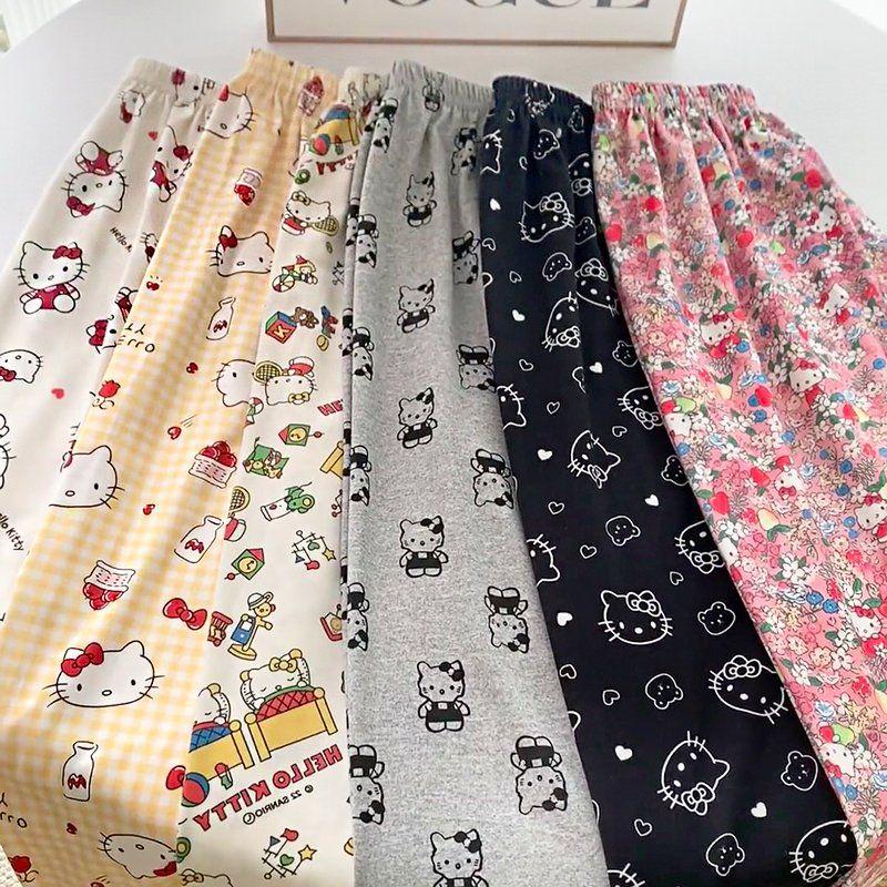 Pantaloni Sanrio Hello Kitty,  - Summer Clothing Y2K recensione e prezzo