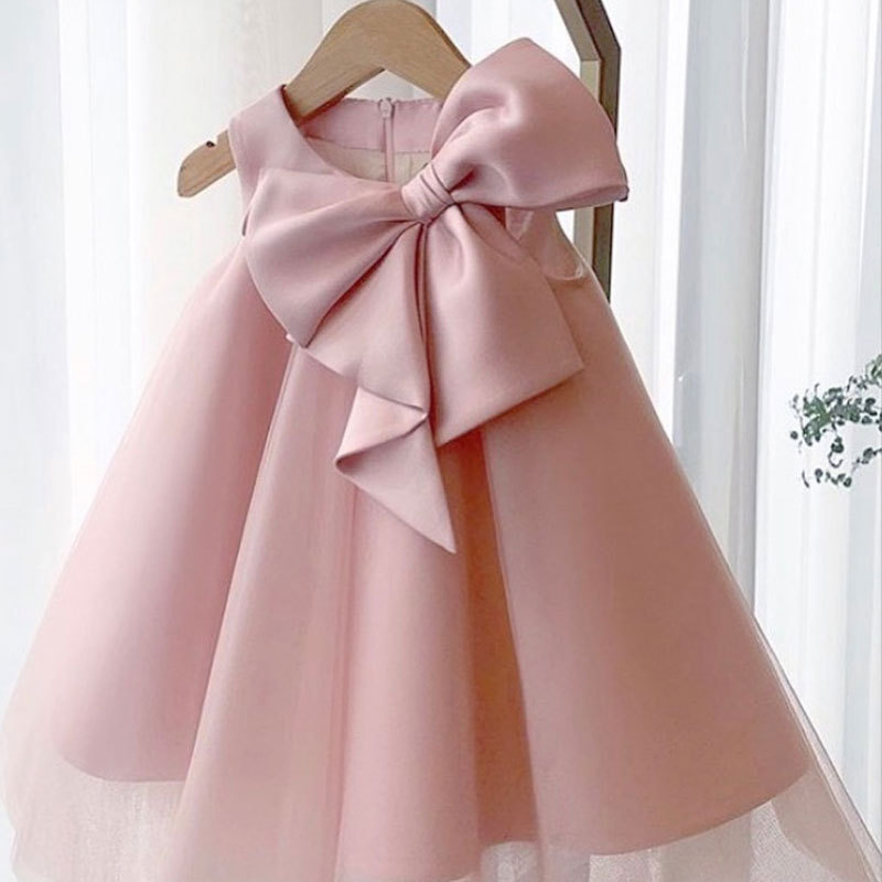 Summer Big Bow Baby Girl Dress - Summer Clothing Baby Girl recensione e prezzo