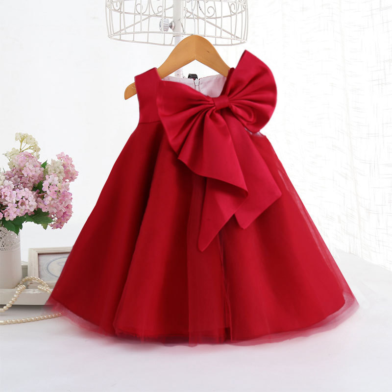 Summer Big Bow Baby Girl Dress - Summer Clothing Baby Girl recensione e prezzo