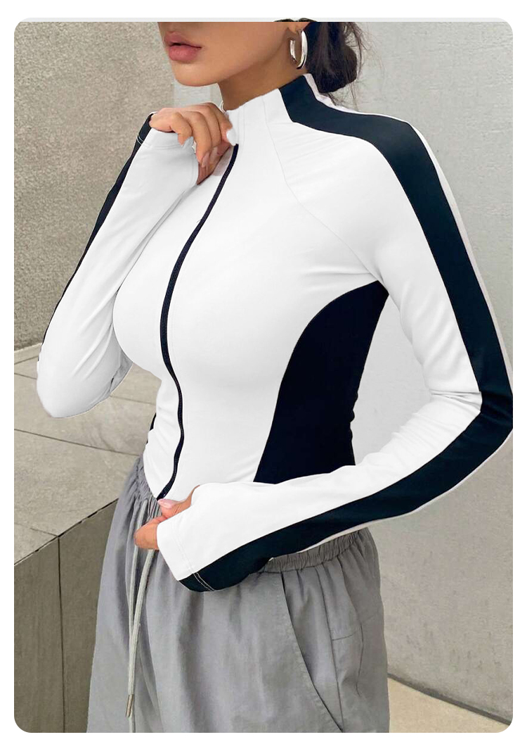 Giacca da Yoga con Collo Alto, - Summer Clothing Pieces recensione e prezzo