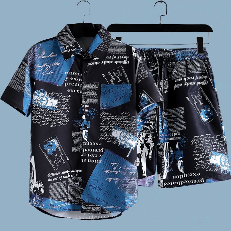 Completo da Uomo a 2 Pezzi con - Beach Shirt Hawaiian recensione e prezzo