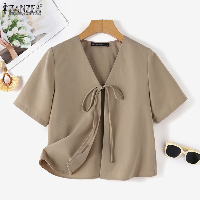 ZANZEA Cardigan da donna alla  - Tie Front Shirt recensione e prezzo