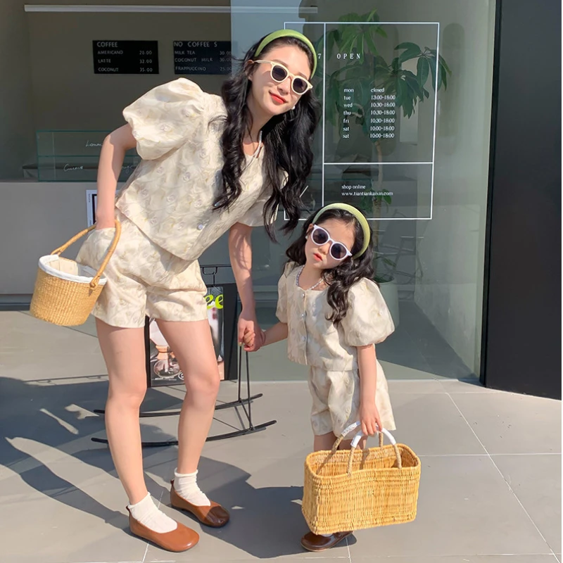 Mamma e figlia uguali set vest - Summer Clothing Baby Girl recensione e prezzo