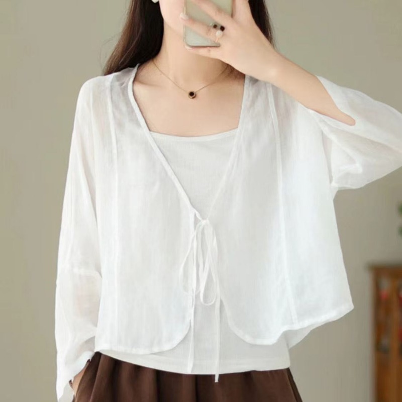 Cardigan vintage da donna sott - Tie Front Shirt recensione e prezzo