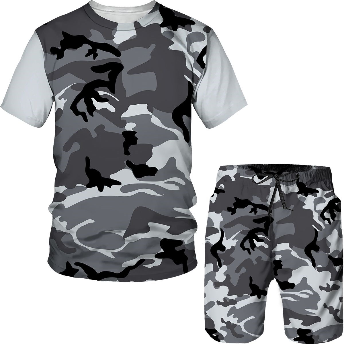 Completi mimetici da uomo, t-s - Summer Clothing Pieces recensione e prezzo