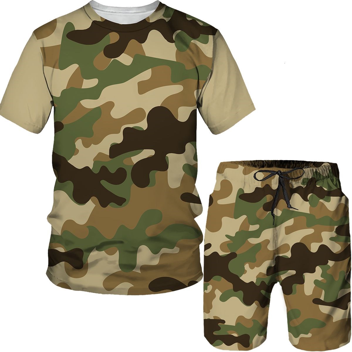 Completi mimetici da uomo, t-s - Summer Clothing Pieces recensione e prezzo