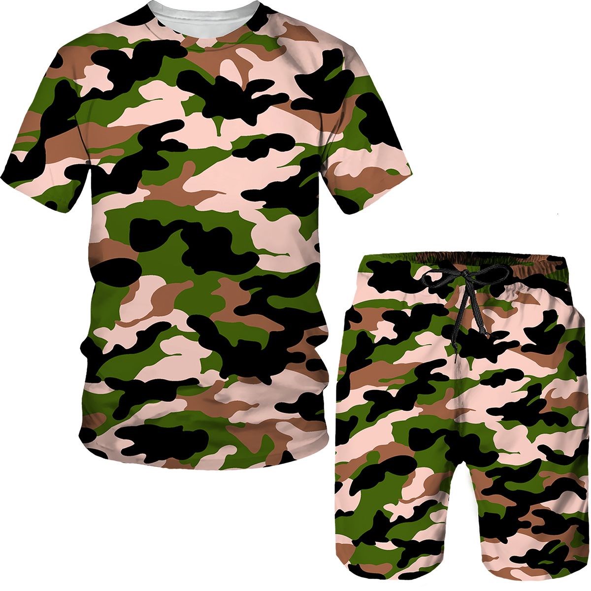 Completi mimetici da uomo, t-s - Summer Clothing Pieces recensione e prezzo