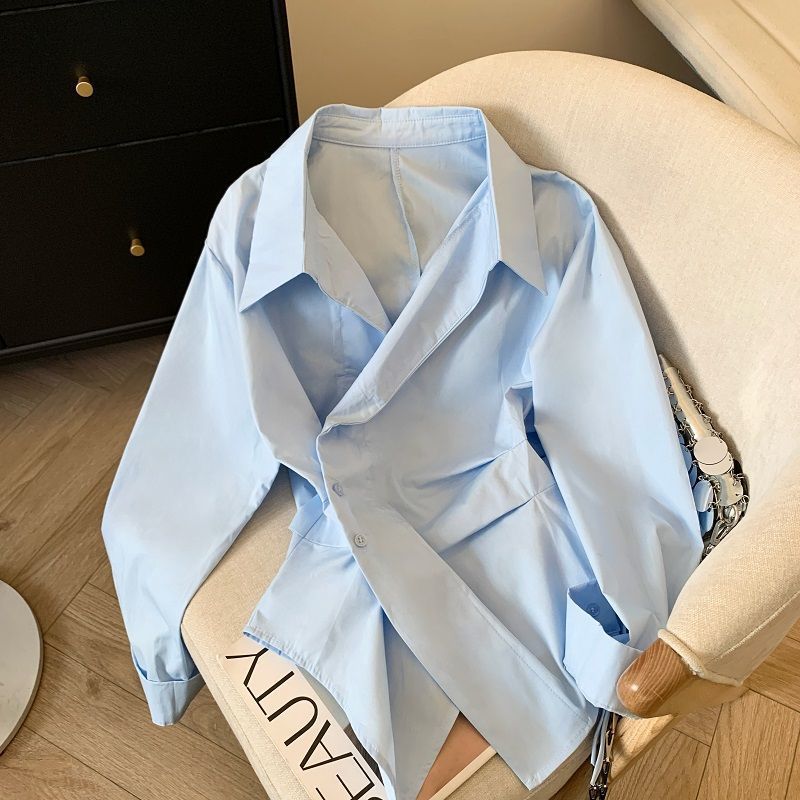 Polo a maniche lunghe da donna - Tie Front Shirt recensione e prezzo