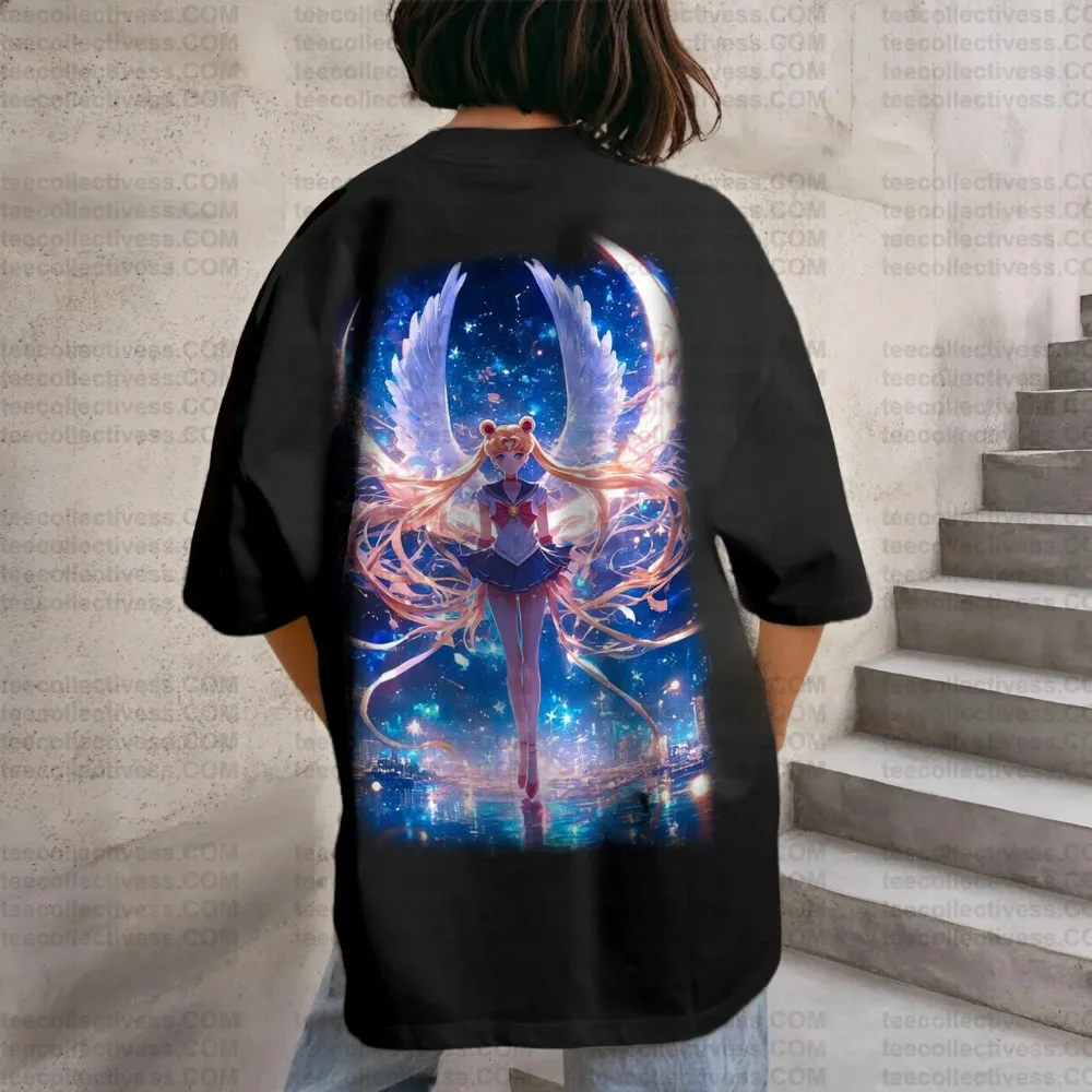 Anime Sailor Moon T-shirt esti - Summer Clothing Men 2025 recensione e prezzo