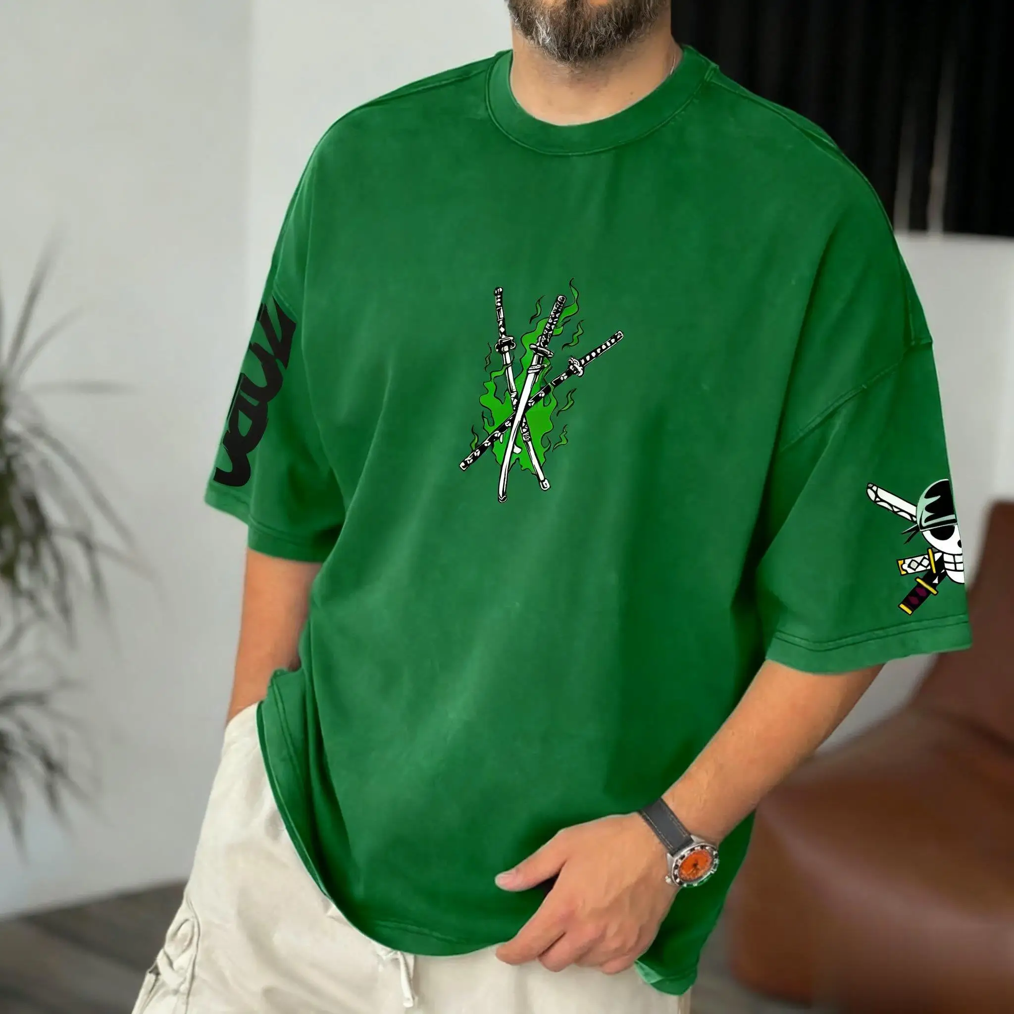 Estate Y2k Anime One Piece Zor - Summer Clothing Men 2025 recensione e prezzo