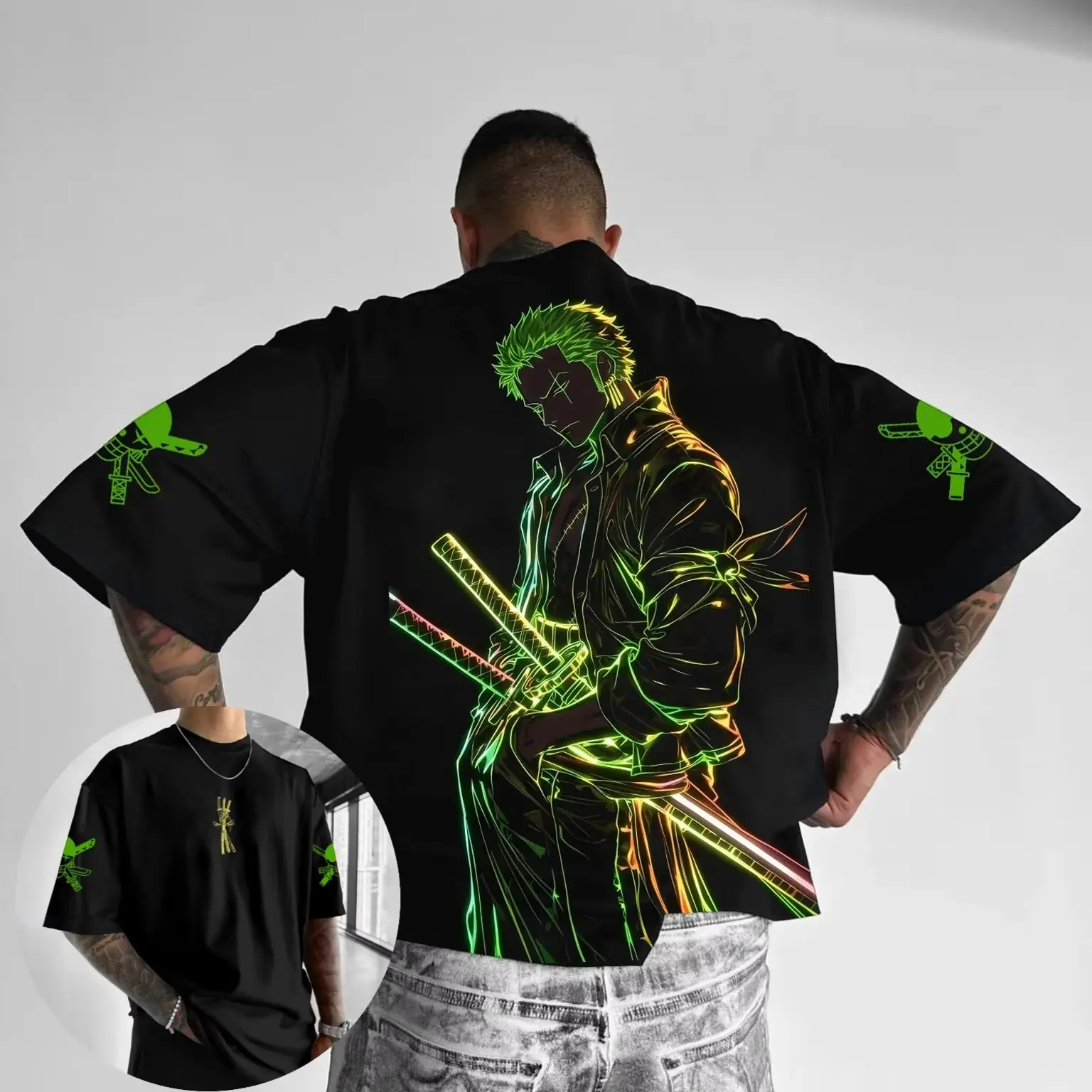 Estate Y2k Anime One Piece Zor - Summer Clothing Men 2025 recensione e prezzo