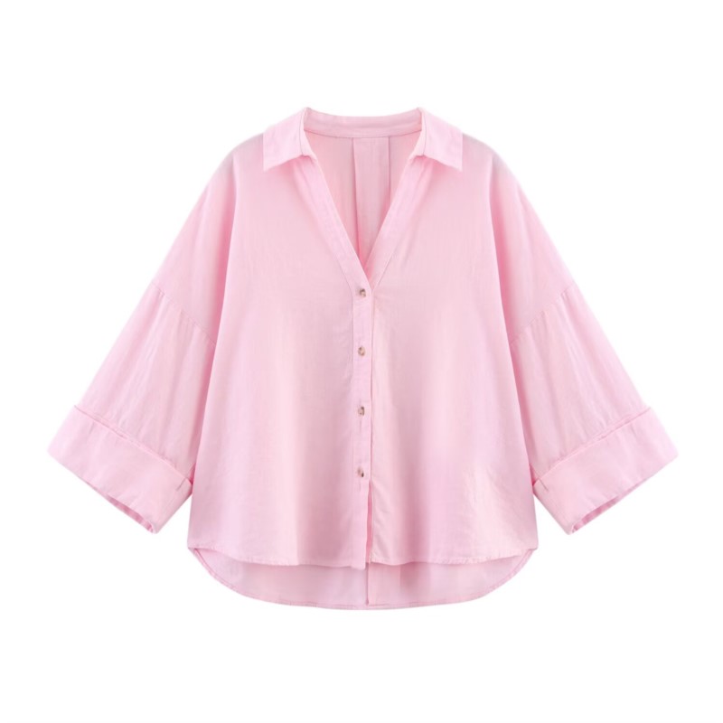 Camicia HipSeam a Maniche Larg - Tie Front Shirt recensione e prezzo